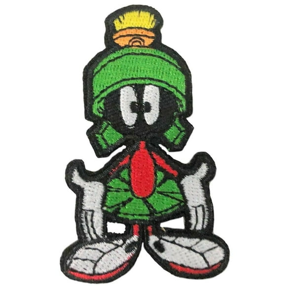 Marvin The Martian Helmet 3.5 Inches Tall Embroidered Iron On Patch Set of 3 Marvin The Martian Helmet 3.5 Inches Tall Embroidered Iron On Patch Set of 3